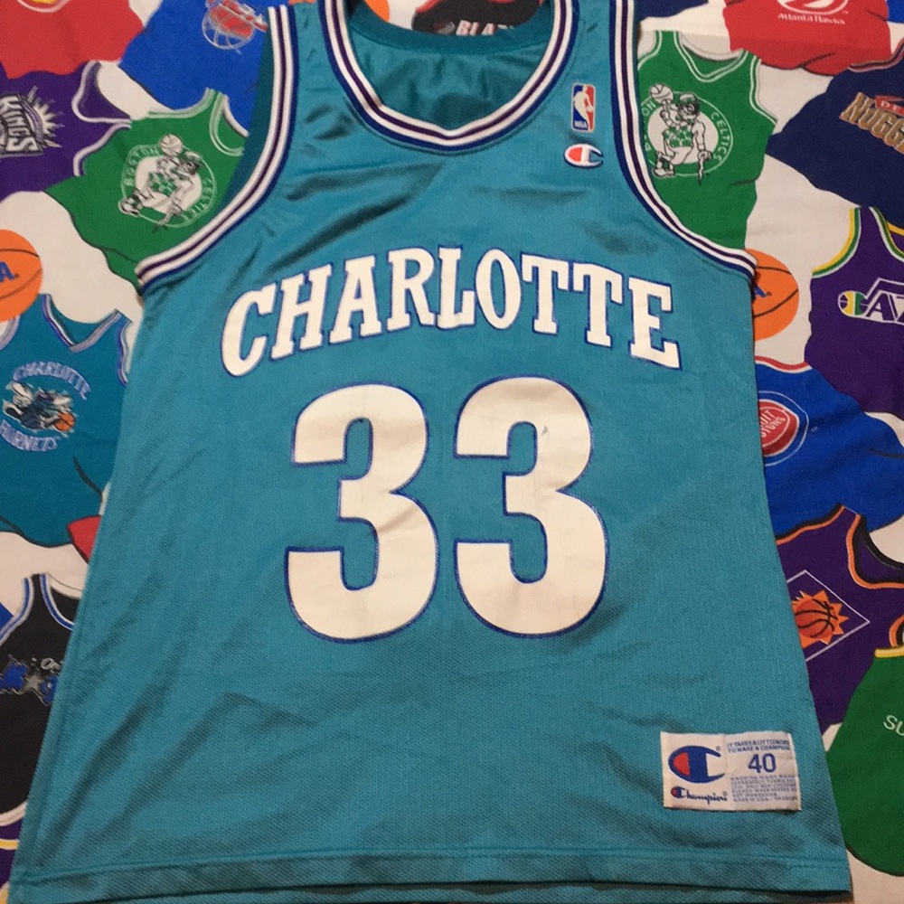 Vintage champion Charlotte hornets “Mourning” Jersey